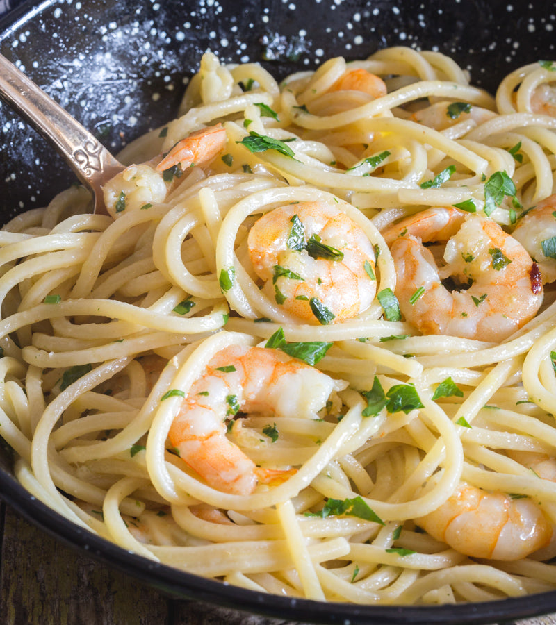 Easy Italian Shrimp Pasta Venagredos