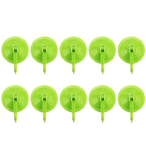 10 Pcs Bathroom Kitchen Suction Cup Wall Hooks Hangers, Home Storage Hooks Caps & Towels Plastic Holder Organizer Bathrobe Suit And Loofah For Wreath, Window, Mirror, Glass