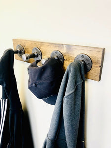 Industrial Hooks, coat rack, coat hooks, coat hanger, towel rack by NativeRange