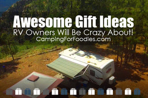 Looking for unique camper gifts? We found tons of them! From ingenious RV accessories and electronic gadgets to fun travel journals, decor, kitchen/barware and more! We’ve got a great list of RV gifts that are awesome housewarming ideas for new RV...