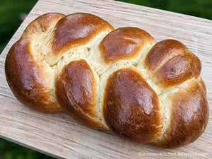 Sweet wheat braid #BreadBaker