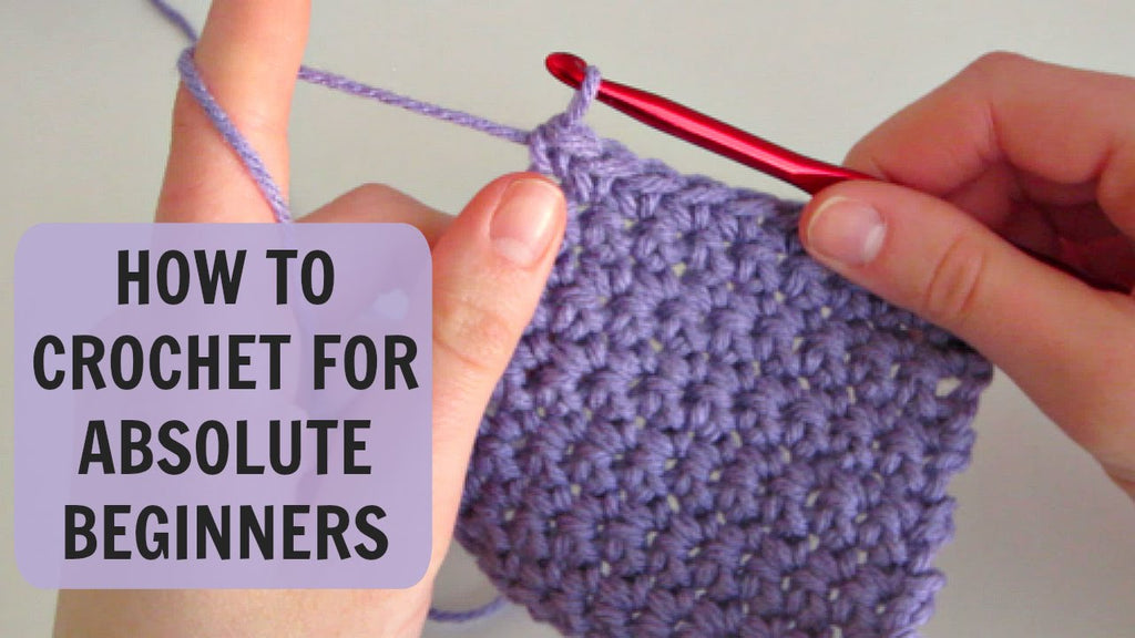 Today I'm showing you how to crochet for absolute beginners