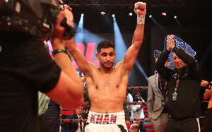 Amir Khan targets Manny Pacquiao after stopping Australian welterweight Billy Dib in Saudi Arabia