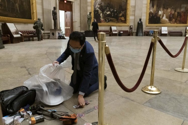 NJ Congressman Helped To Clean The Capitol Building After Riot