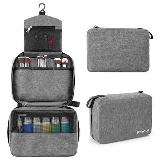 Amazon has this Portable Hanging Travel Toiletry Bag for Only $5.44!!!