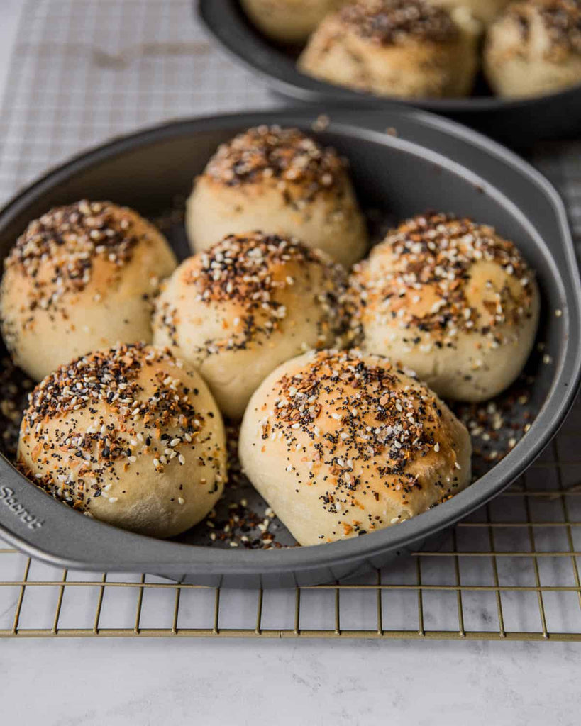 Everything Pull-Apart Rolls with Cream Cheese Filling
