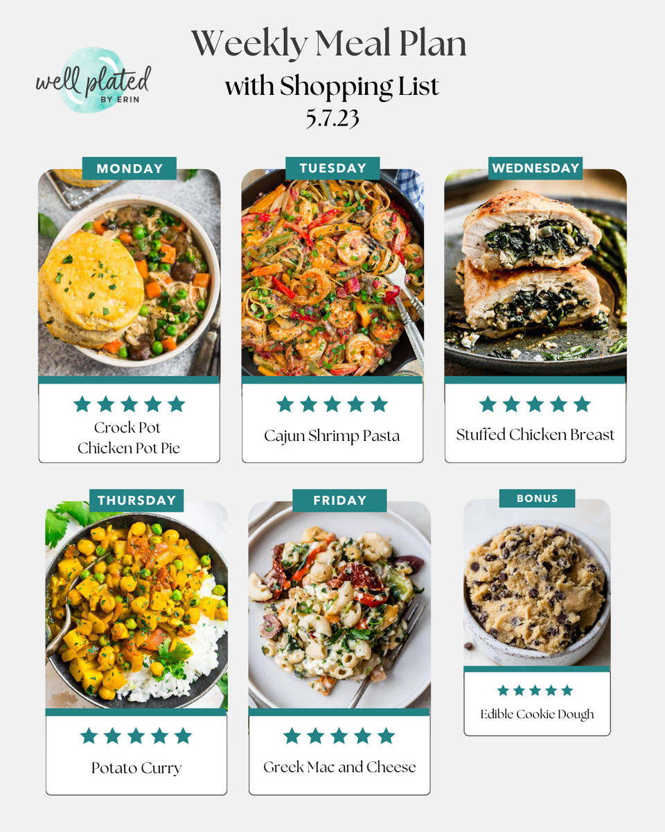 What to Make this Week - Weekly Meal Plan – Venagredos