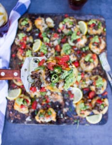 Smashed Potatoes With Spicy Lamb