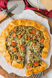 Savory Galette With Asparagus And Tomatoes