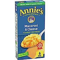 12-Pack Annie’s Classic Cheddar Macaroni & Cheese Pasta & Mac & Cheese only $12.85-$14.36