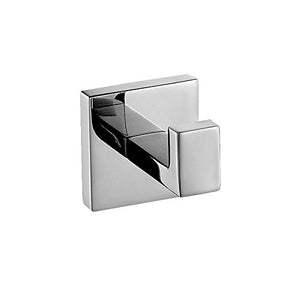 AUSWIND SUS 304 Stainless Steel Solid Square Polished Robe Hook Coat Hook Wall Mounted