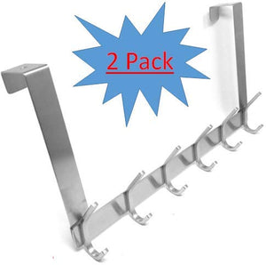 TEJATAN Heavy Duty Over The Door Hooks - Set of 2